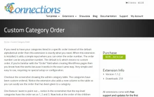Connections Business Directory Extension – Custom Category Order