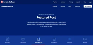 Custom Facebook Feed Pro – Featured Post