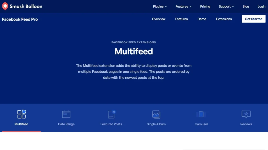 Custom Facebook Feed Pro – Multifeed