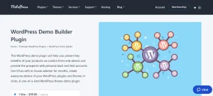 Demo Builder for any WordPress Product