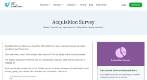Easy Digital Downloads – Acquisition Survey