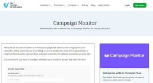 Easy Digital Downloads – Campaign Monitor