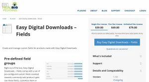 Easy Digital Downloads – Fields