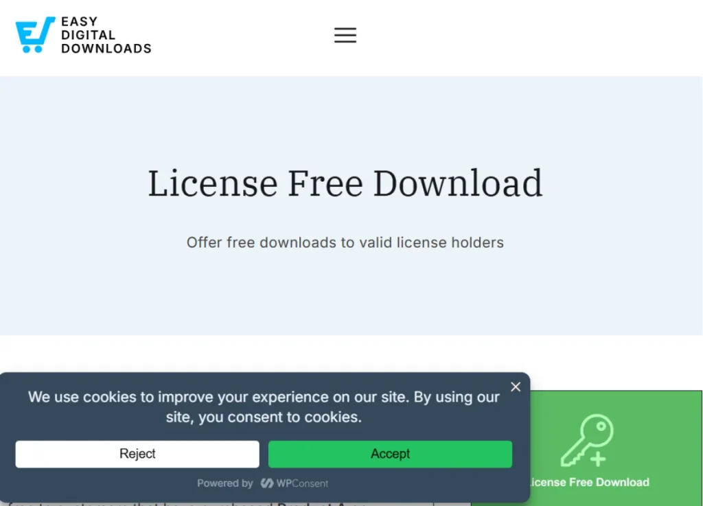 Easy Digital Downloads – License Free Download