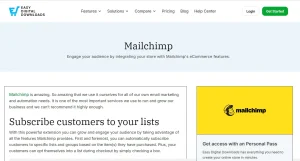 Easy Digital Downloads – Mailchimp