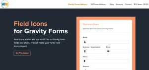 Field Icons Gravity Forms