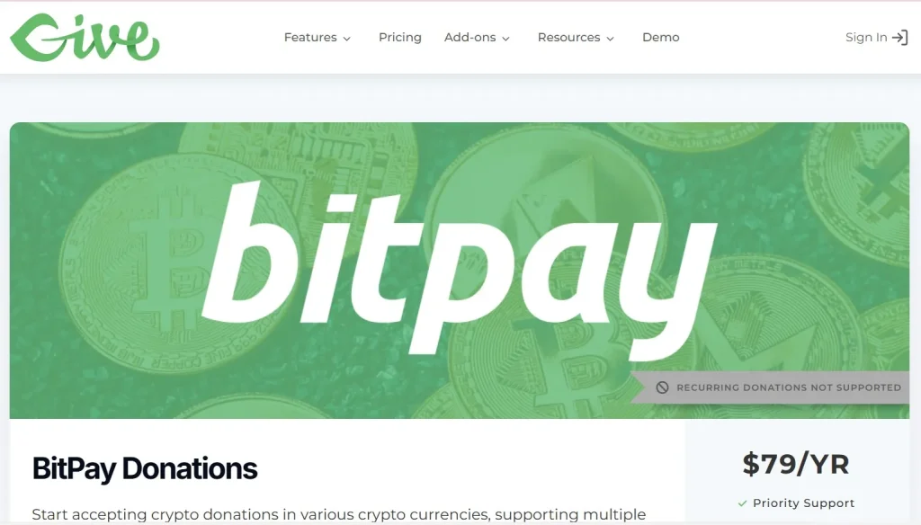 Give – BitPay