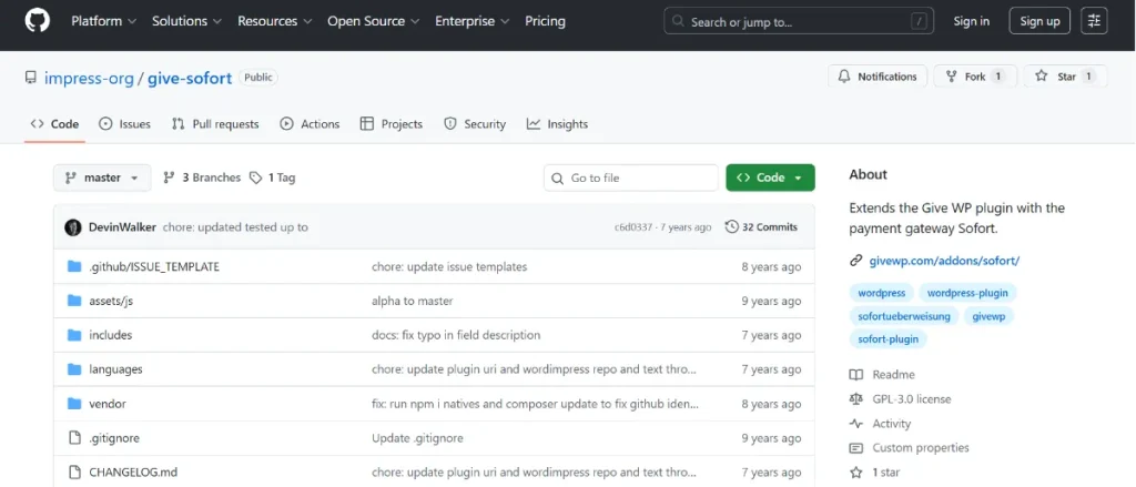 Give – Sofort Payment Gateway