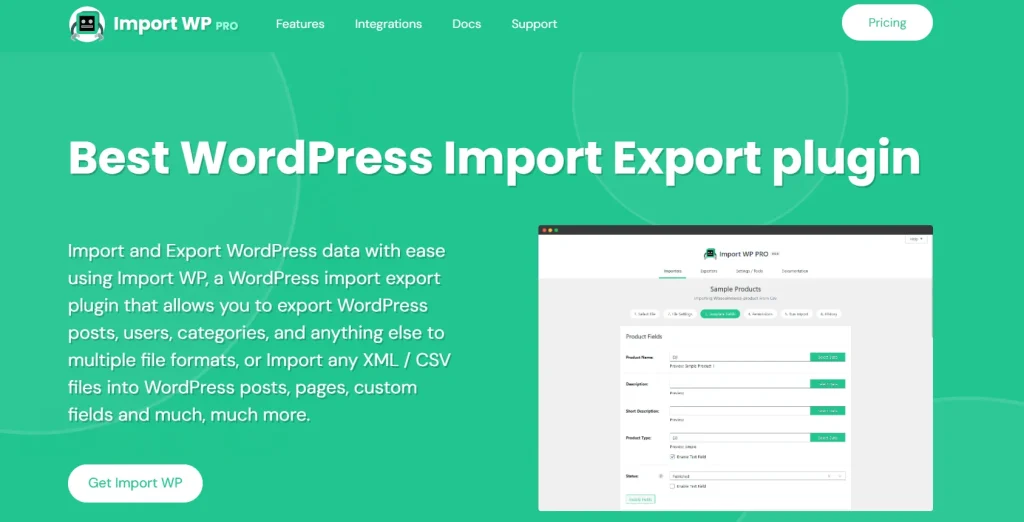Import WP PRO