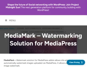 MediaMark:- Watermark for MediaPress Images