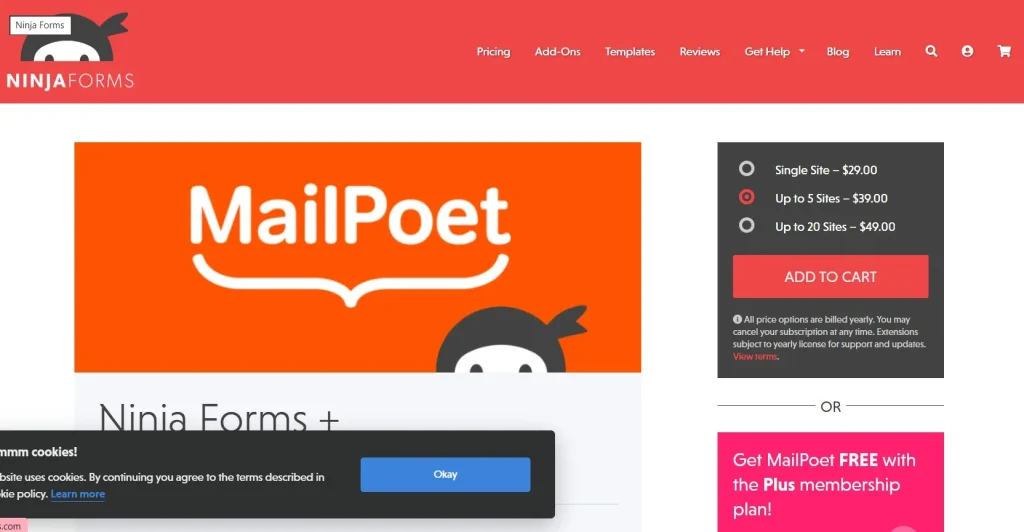 Ninja Forms – MailPoet