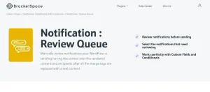 Notification : Review Queue