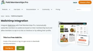 Paid Memberships Pro – Mailchimp Add On