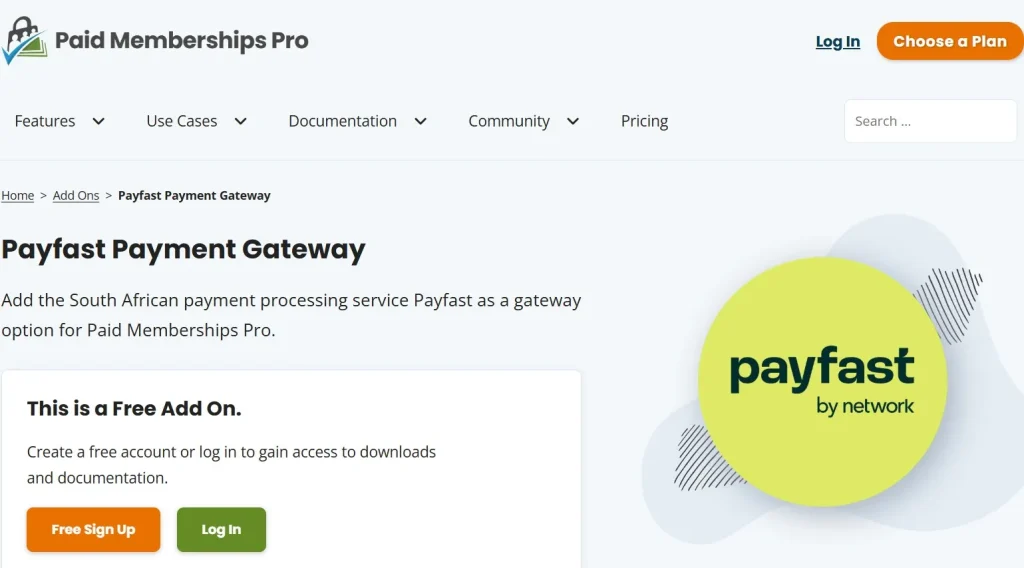 Paid Memberships Pro – PayFast Gateway