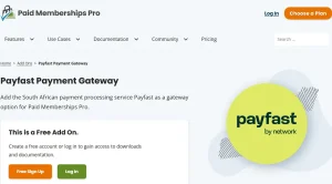 Paid Memberships Pro – PayFast Gateway
