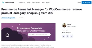 Premmerce Permalink Manager for WooCommerce (Premium)