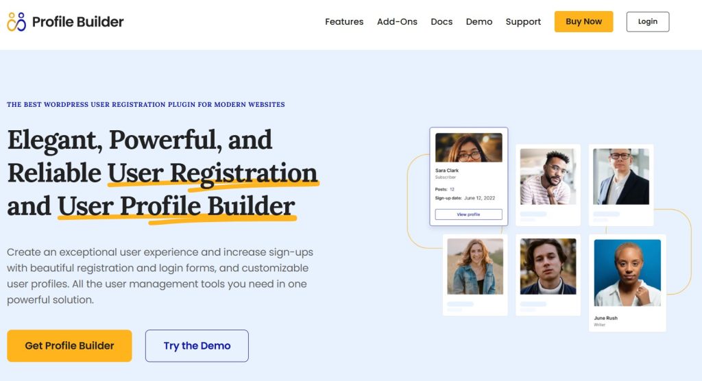 Profile Builder – Field Visibility Add-On