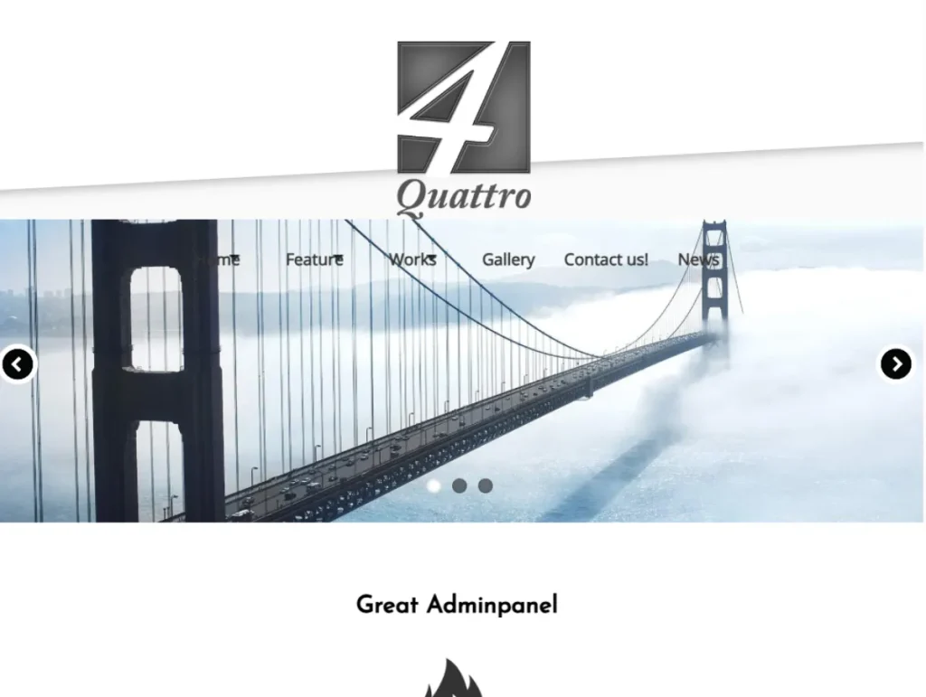 Quattro Premium WordPress Theme 1 Web-Rockstars.com