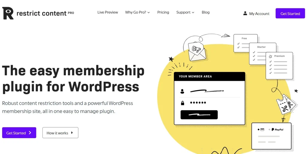 Restrict Content Pro – Custom Redirects
