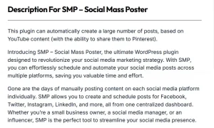 SMP – Social Mass Poster