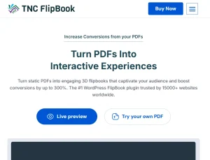 TNC FlipBook – PDF viewer for WordPress
