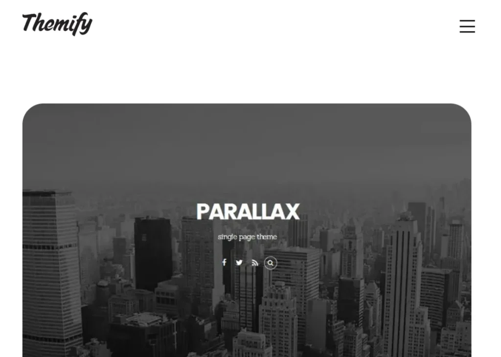 Themify Parallax