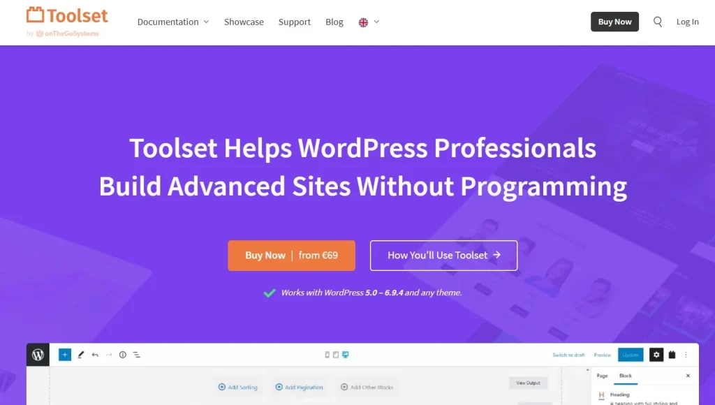 Toolset Cornerstone Integration