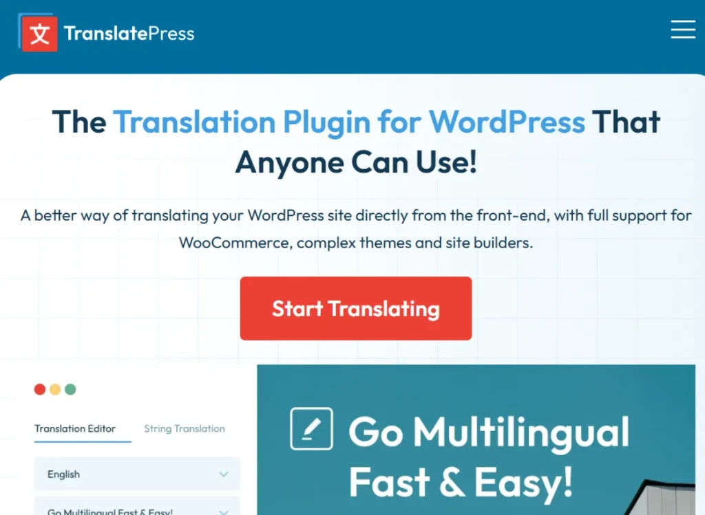 TranslatePress – Browse as other role Add-on
