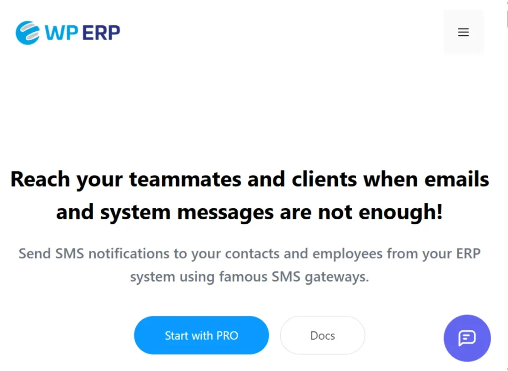 WP ERP – SMS Notification