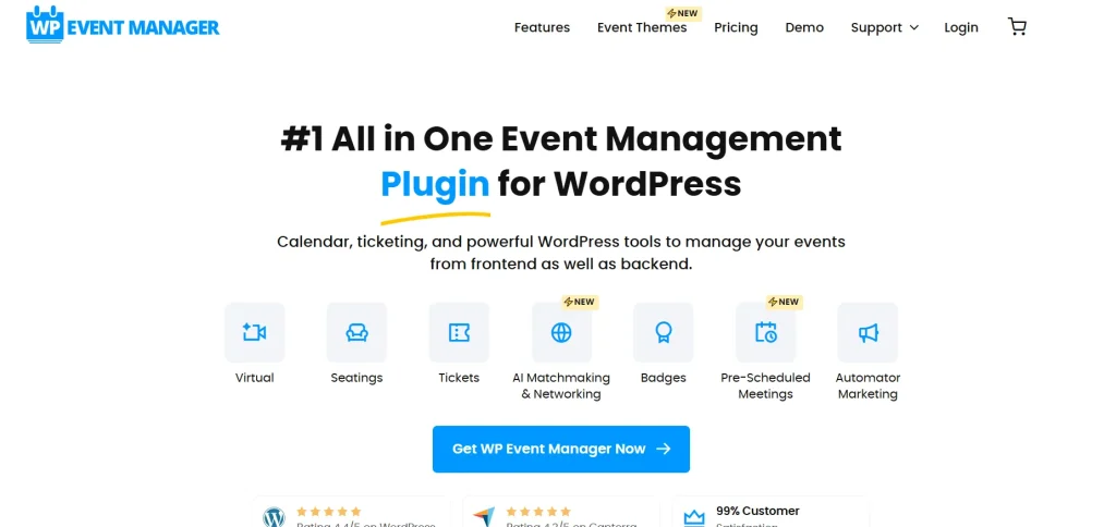 WP Event Manager – Embeddable Event Widget