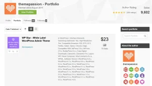 WPStar – White Label WordPress Admin Theme