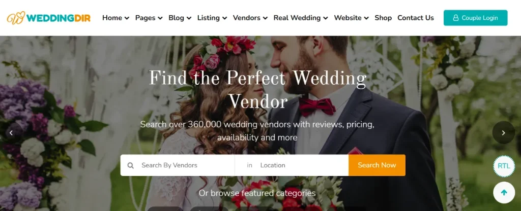 WeddingDir – Claim Listing