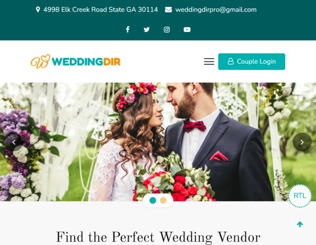 WeddingDir – Stripe