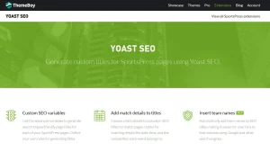 Yoast SEO for SportsPress