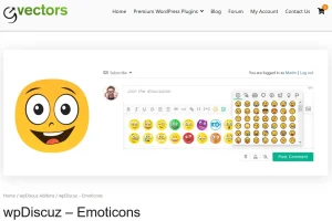 wpDiscuz – Emoticons