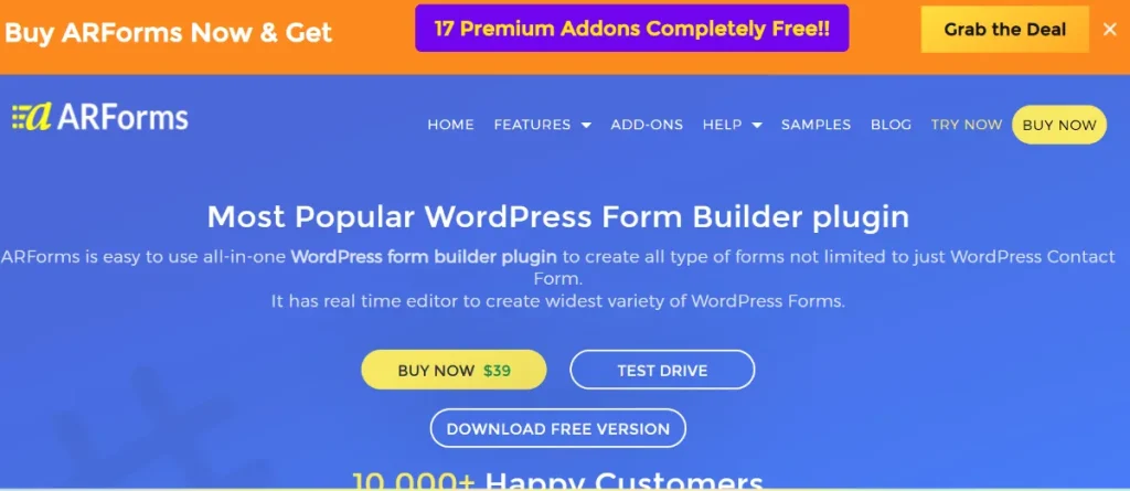 ARForms – Premium WordPress Form Builder Plugin