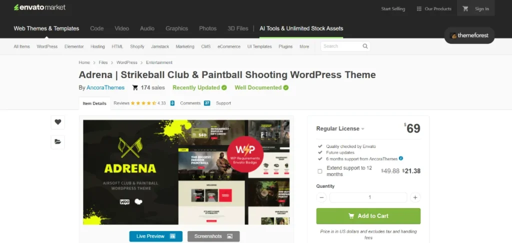 Adrena Theme