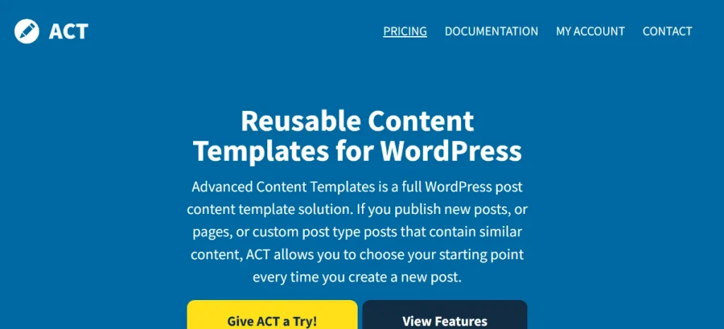 Advanced Content Templates