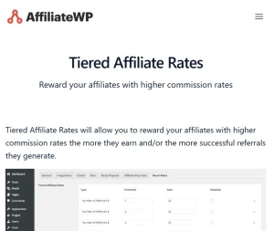 AffiliateWP – Tiered Rates