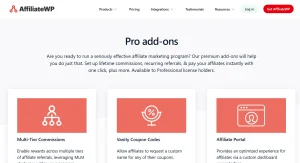 Affiliates Pro Addons