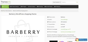 Barberry Theme