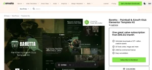 Baretta Template Kit