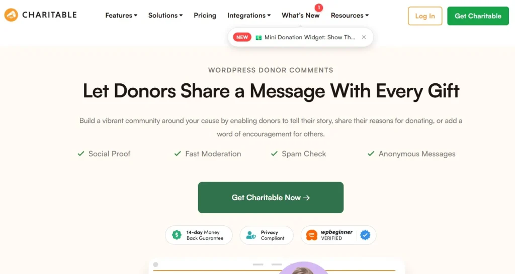 Charitable &ndash; Donor Comments