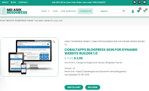 CobaltApps BlogPress Skin for Dynamik Website Builder