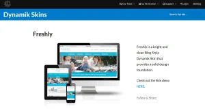 CobaltApps Freshly Skin for Dynamik Website Builder