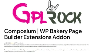 Composium – WP Bakery Page Builder Extensions Addon