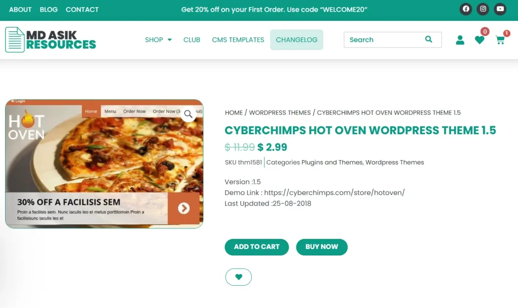 CyberChimps Hot Oven WordPress Theme