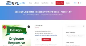Dessign Originator Responsive WordPress Theme