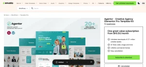 Dreative | Agency Elementor Template Kit