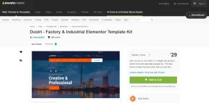 Dustri – Factory & Industrial Template Kit